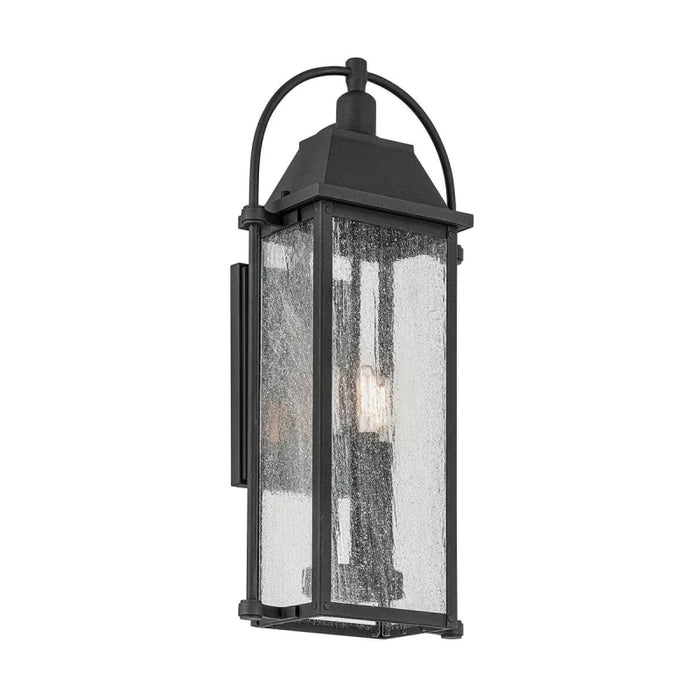 Kichler 49715 Harbor Row 3-lt 23" Tall Outdoor Wall Light - Textured Black
