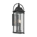 Kichler 49715 Harbor Row 3-lt 23" Tall Outdoor Wall Light - Textured Black