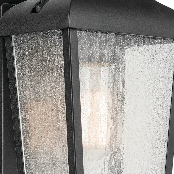 Kichler 49735 Forestdale 1-lt 15" Tall Outdoor Wall Light - Textured Black