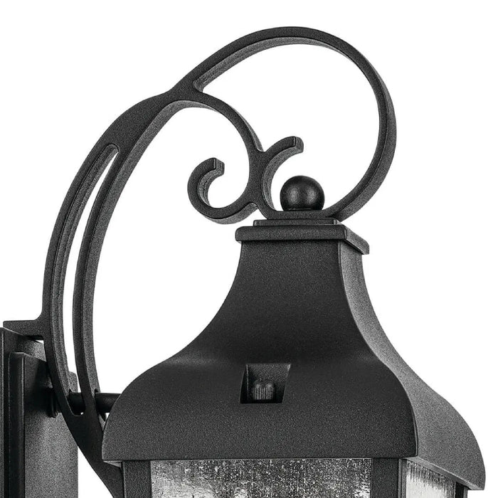 Kichler 49735 Forestdale 1-lt 15" Tall Outdoor Wall Light - Textured Black