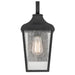 Kichler 49735 Forestdale 1-lt 15" Tall Outdoor Wall Light - Textured Black