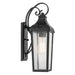 Kichler 49735 Forestdale 1-lt 15" Tall Outdoor Wall Light - Textured Black