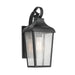 Kichler 49735 Forestdale 1-lt 15" Tall Outdoor Wall Light - Textured Black