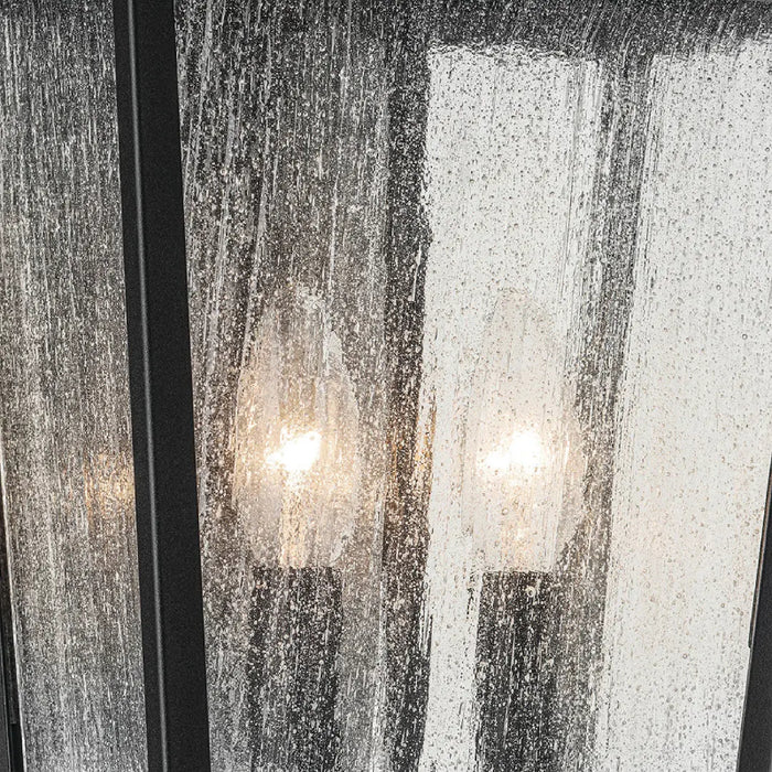 Kichler 49736 Forestdale 2-lt 19" Tall Outdoor Wall Light - Textured Black