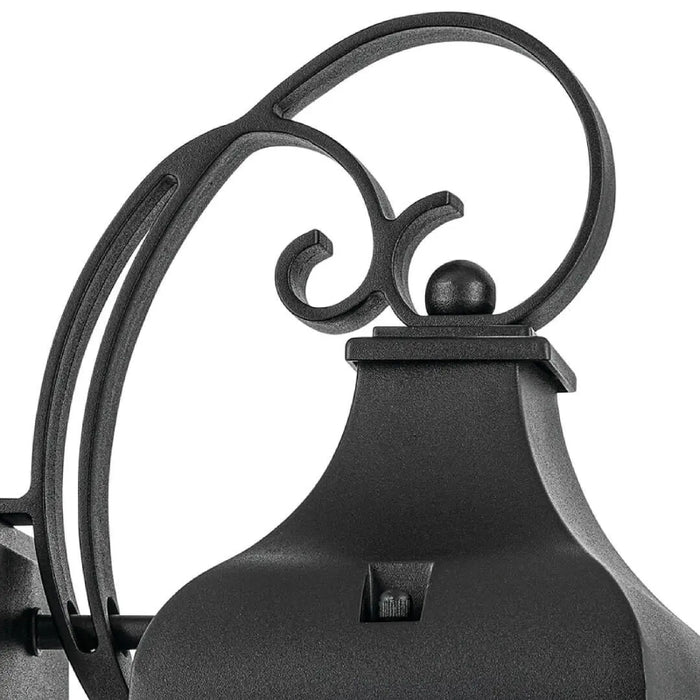 Kichler 49736 Forestdale 2-lt 19" Tall Outdoor Wall Light - Textured Black