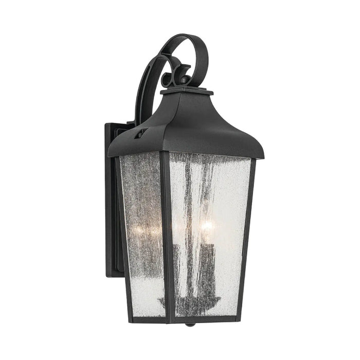 Kichler 49736 Forestdale 2-lt 19" Tall Outdoor Wall Light - Textured Black