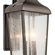 Kichler 49736 Forestdale 2-lt 19" Tall Outdoor Wall Light - Olde Bronze