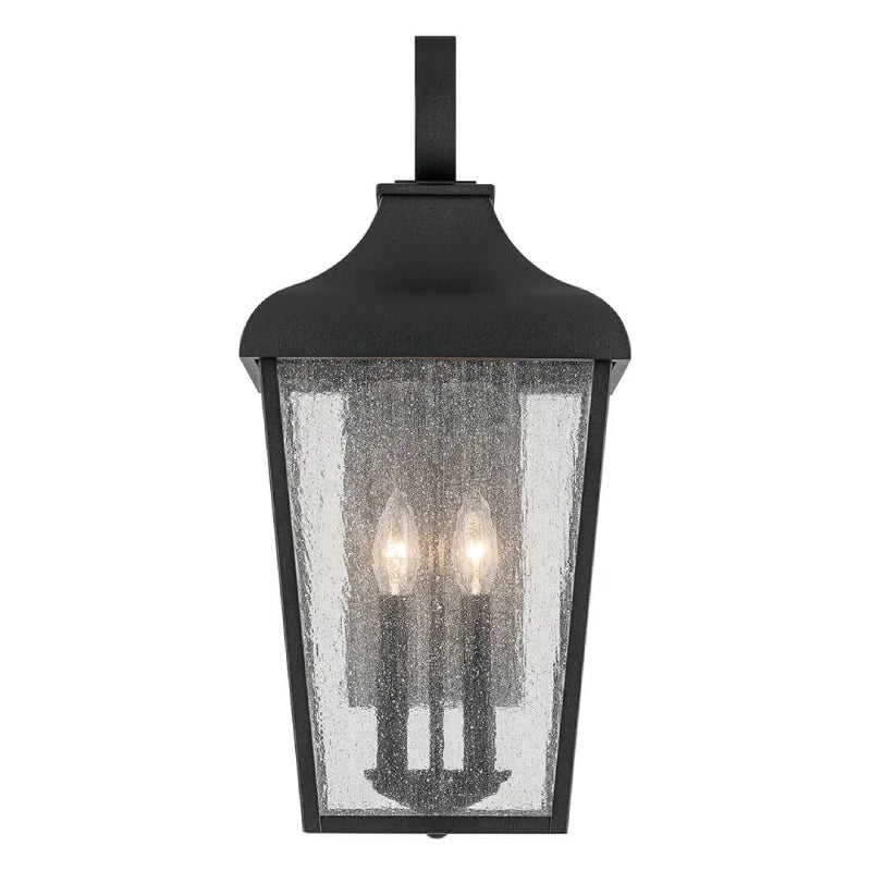 Kichler 49737 Forestdale 2-lt 22" Tall Outdoor Wall Light - Textured Black