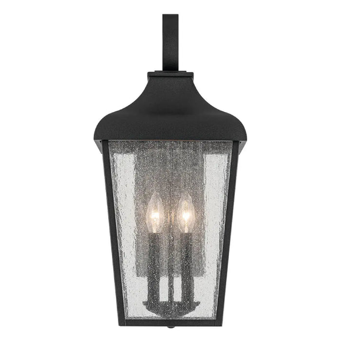 Kichler 49737 Forestdale 2-lt 22" Tall Outdoor Wall Light - Textured Black