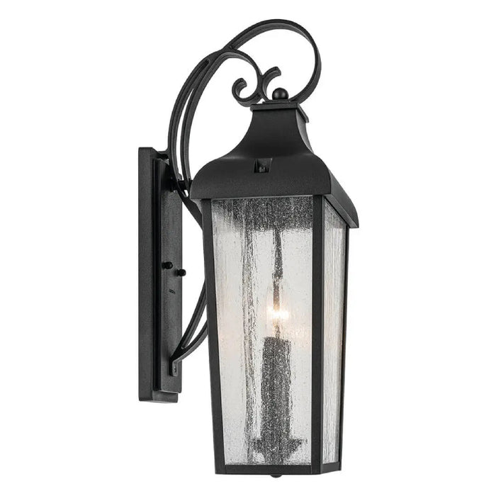 Kichler 49737 Forestdale 2-lt 22" Tall Outdoor Wall Light - Textured Black