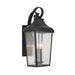 Kichler 49737 Forestdale 2-lt 22" Tall Outdoor Wall Light - Textured Black