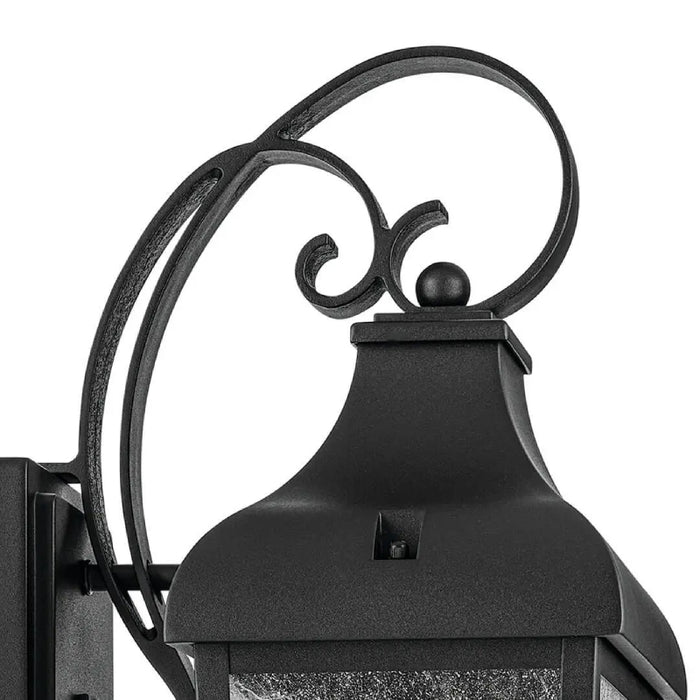 Kichler 49738 Forestdale 3-lt 31" Tall Outdoor Wall Light - Textured Black