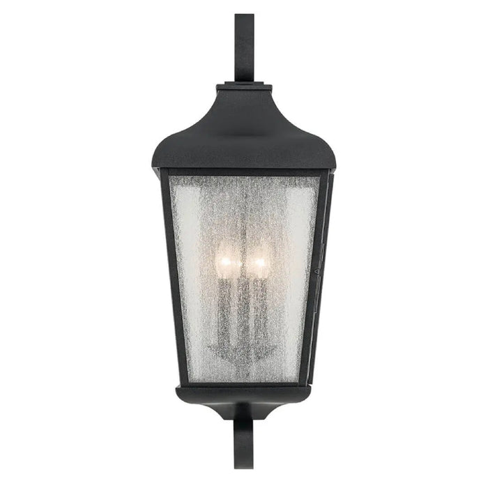 Kichler 49738 Forestdale 3-lt 31" Tall Outdoor Wall Light - Textured Black