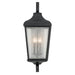 Kichler 49738 Forestdale 3-lt 31" Tall Outdoor Wall Light - Textured Black