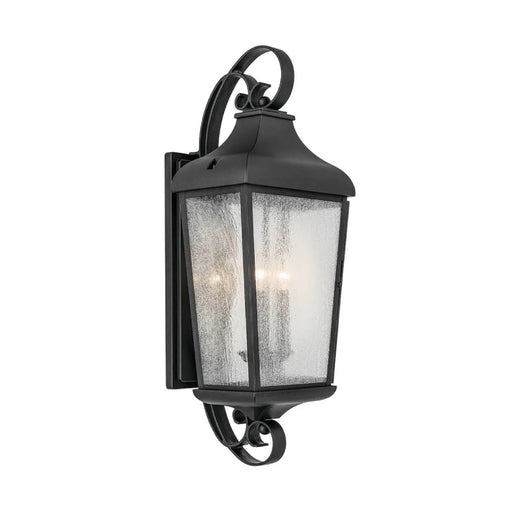 Kichler 49738 Forestdale 3-lt 31" Tall Outdoor Wall Light - Textured Black