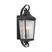 Kichler 49738 Forestdale 3-lt 31" Tall Outdoor Wall Light - Textured Black