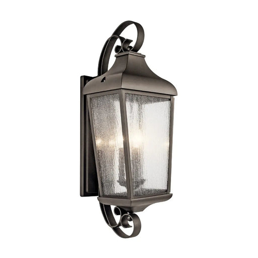 Kichler 49738 Forestdale 3-lt 31" Tall Outdoor Wall Light - Olde Bronze