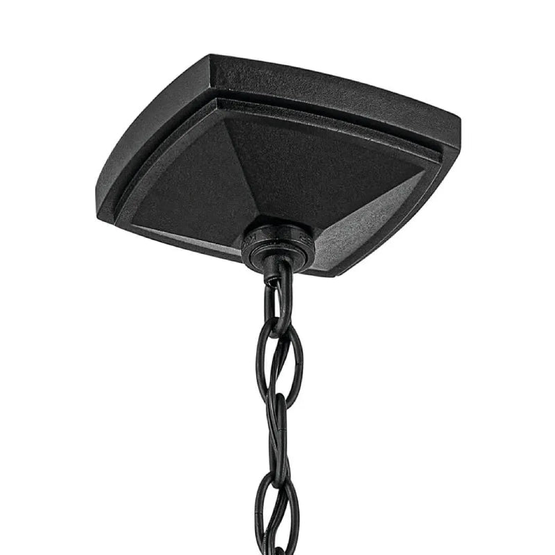 Kichler 49740 Forestdale 4-lt 10" Outdoor Pendant - Textured Black