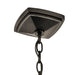 Kichler 49740 Forestdale 4-lt 10" Outdoor Pendant - Olde Bronze