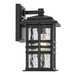 Kichler 49829 Beacon Square 1-lt 12" Tall Outdoor Wall Light - Textured Black