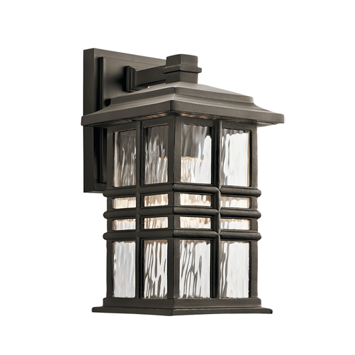 Kichler 49829 Beacon Square 1-lt 12" Tall Outdoor Wall Light - Olde Bronze