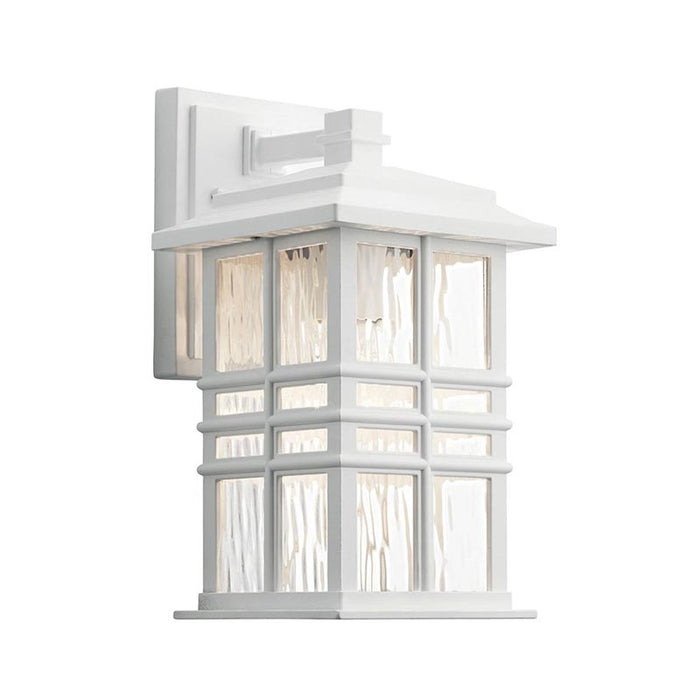 Kichler 49829 Beacon Square 1-lt 12" Tall Outdoor Wall Light - Textured White