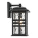 Kichler 49830 Beacon Square 1-lt 14" Tall Outdoor Wall Light - Textured Black