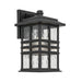 Kichler 49830 Beacon Square 1-lt 14" Tall Outdoor Wall Light - Textured Black