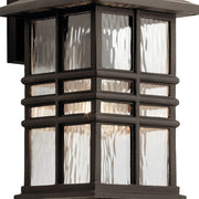 Kichler 49830 Beacon Square 1-lt 14" Tall Outdoor Wall Light - Olde Bronze