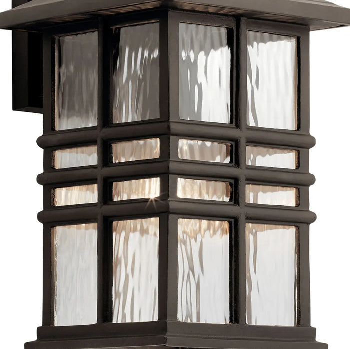 Kichler 49830 Beacon Square 1-lt 14" Tall Outdoor Wall Light - Olde Bronze
