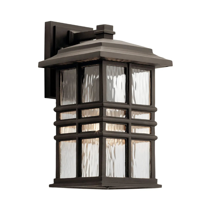 Kichler 49830 Beacon Square 1-lt 14" Tall Outdoor Wall Light - Olde Bronze
