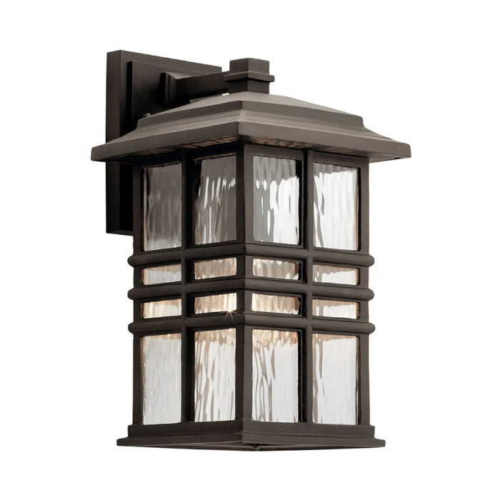 Kichler 49830 Beacon Square 1-lt 14" Tall Outdoor Wall Light - Olde Bronze