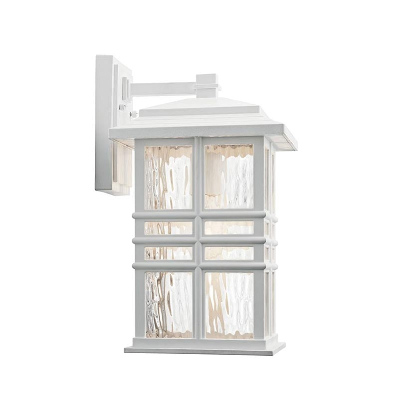 Kichler 49830 Beacon Square 1-lt 14" Tall Outdoor Wall Light - Textured White