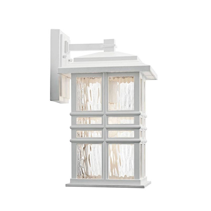 Kichler 49830 Beacon Square 1-lt 14" Tall Outdoor Wall Light - Textured White