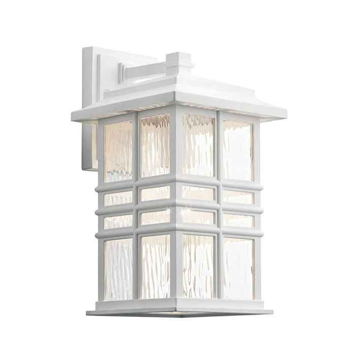 Kichler 49830 Beacon Square 1-lt 14" Tall Outdoor Wall Light - Textured White