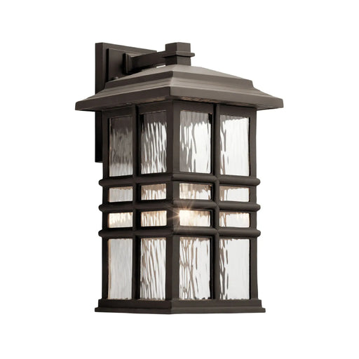 Kichler 49831 Beacon Square 1-lt 18" Tall Outdoor Wall Light -  Olde Bronze