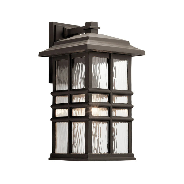 Kichler 49831 Beacon Square 1-lt 18" Tall Outdoor Wall Light -  Olde Bronze