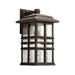Kichler 49831 Beacon Square 1-lt 18" Tall Outdoor Wall Light -  Olde Bronze