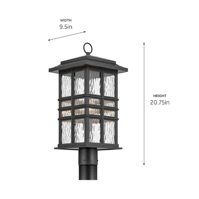 Kichler 49832 Beacon Square 1-lt 21" Tall Outdoor Post Mount