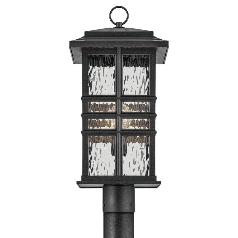Kichler 49832 Beacon Square 1-lt 21" Tall Outdoor Post Mount - Textured Black