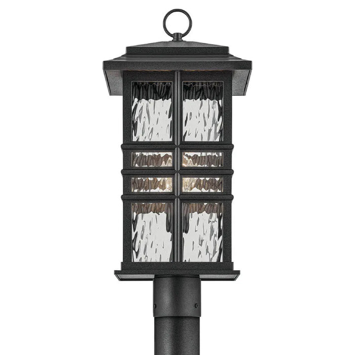 Kichler 49832 Beacon Square 1-lt 21" Tall Outdoor Post Mount - Textured Black
