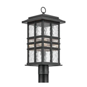 Kichler 49832 Beacon Square 1-lt 21" Tall Outdoor Post Mount - Textured Black