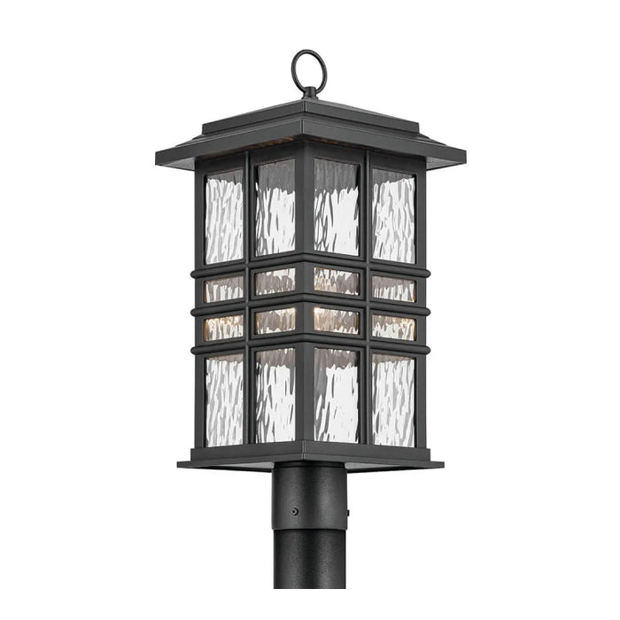 Kichler 49832 Beacon Square 1-lt 21" Tall Outdoor Post Mount - Textured Black