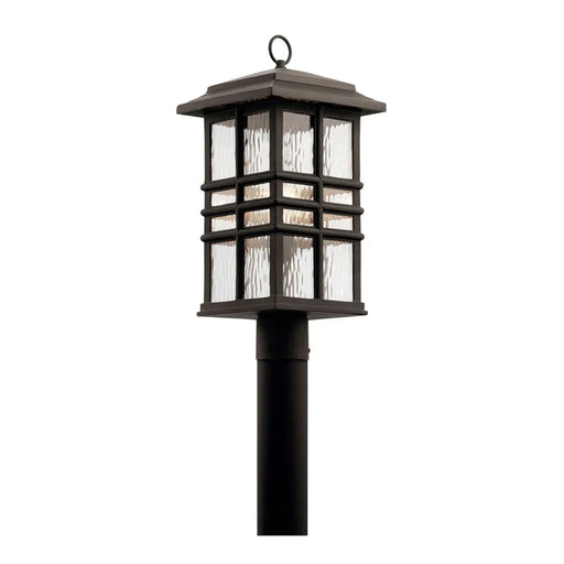 Kichler 49832 Beacon Square 1-lt 21" Tall Outdoor Post Mount - Olde Bronze