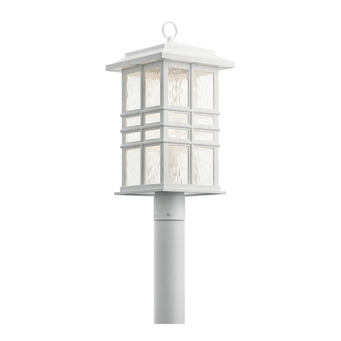 Kichler 49832 Beacon Square 1-lt 21" Tall Outdoor Post Mount - Textured White