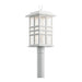 Kichler 49832 Beacon Square 1-lt 21" Tall Outdoor Post Mount - Textured White