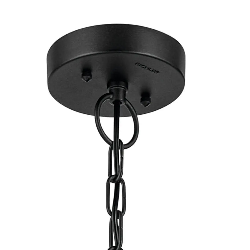 Kichler 49833 Beacon Square 1-lt Outdoor Pendant - Textured Black