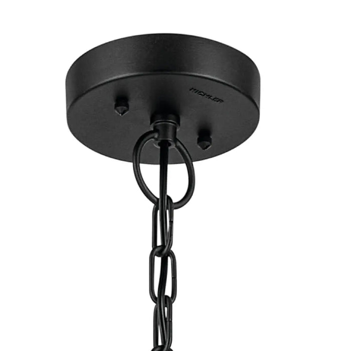 Kichler 49833 Beacon Square 1-lt Outdoor Pendant - Textured Black