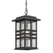 Kichler 49833 Beacon Square 1-lt Outdoor Pendant - Textured Black