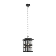 Kichler 49833 Beacon Square 1-lt Outdoor Pendant - Textured Black